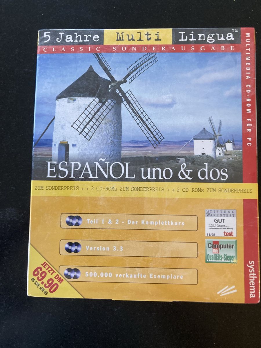 CDs: Multi Lingua ESPANOL uno & dos, Sprachkurs, originalverpackt – Neu und originalverpackt aus Effingen von Fylarama
