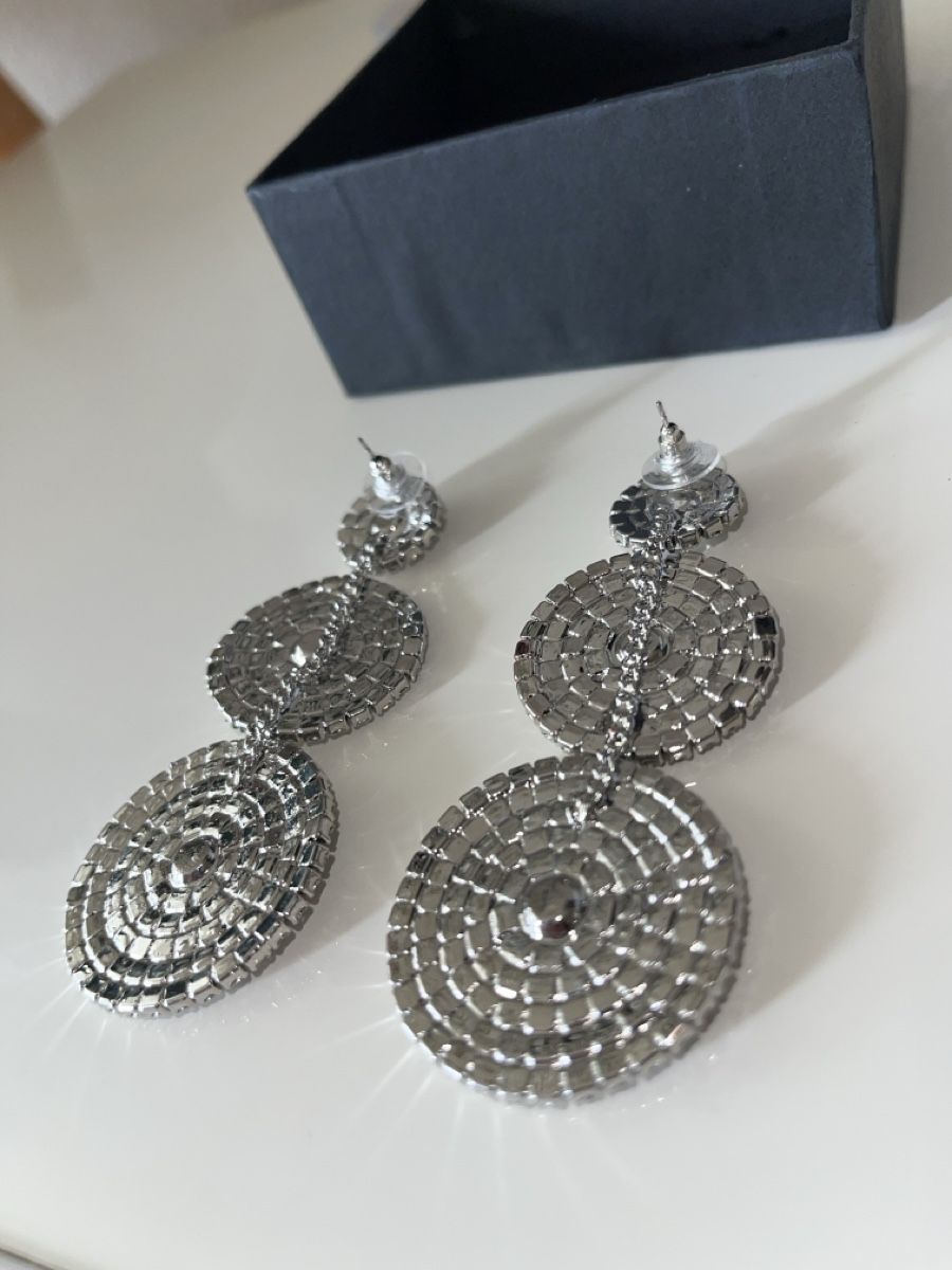 Orecchini pendenti & Orecchini a lobo: Kristall Ohrringe Strass Silbern Neu – Nuovo e nell'imballaggio originale da Zug venduto da Leerminschrank 3