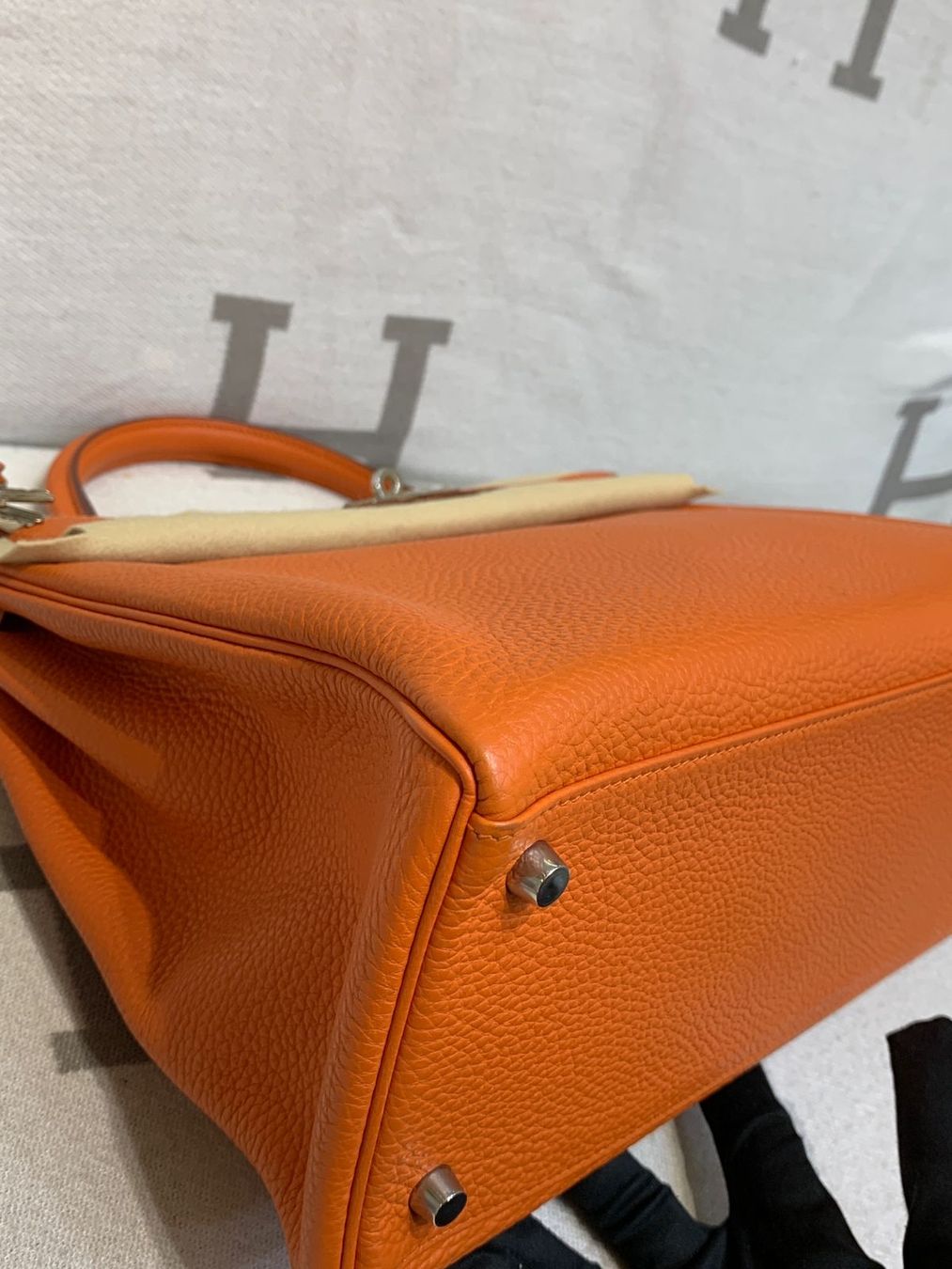 Hermès Borse da donna: Hermes Kelly35 Orange Togo Phw K 2015 – Usato da Zürich venduto da RoastedCocoNut 7