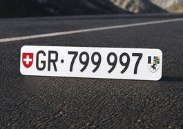 GR Autonummer/Kontrollschild