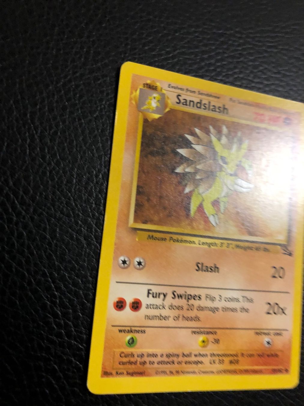 Pokémon Carte collezionabili: Fossil Sandslash 41/62 Ab 1 – Usato da Paradiso venduto da Pkmn10 1