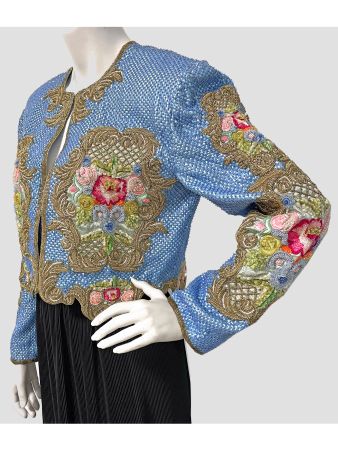 Jacke Paillettenjacke ELLA SINGH Designer VINTAGE 1980s