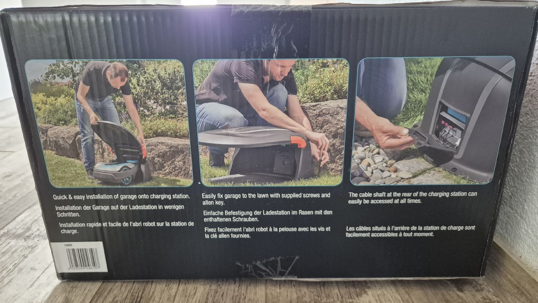 Gardena Tagliaerba: NEUE, orginalverpackte Gardena SILENO minimo Garage – Nuovo e nell'imballaggio originale da Wilihof venduto da Allerlei123 2