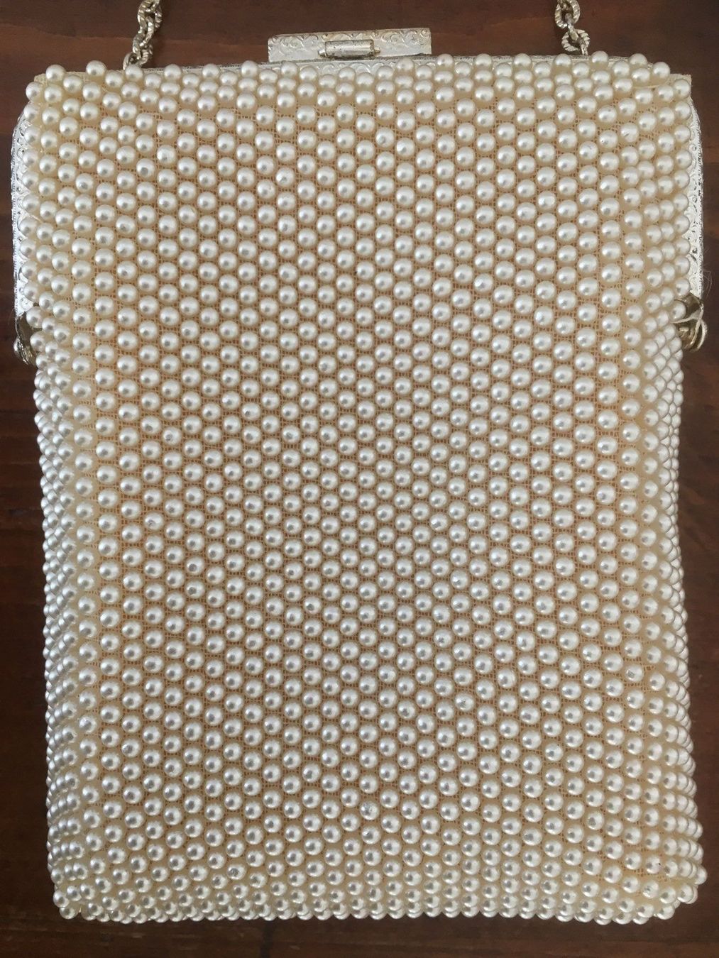 Borse da donna: PERLENTÄSCHLI  ABENDHANDTÄSCHLI  HOCHZEITTASCHE – Usato da Subingen venduto da ArtBead 1