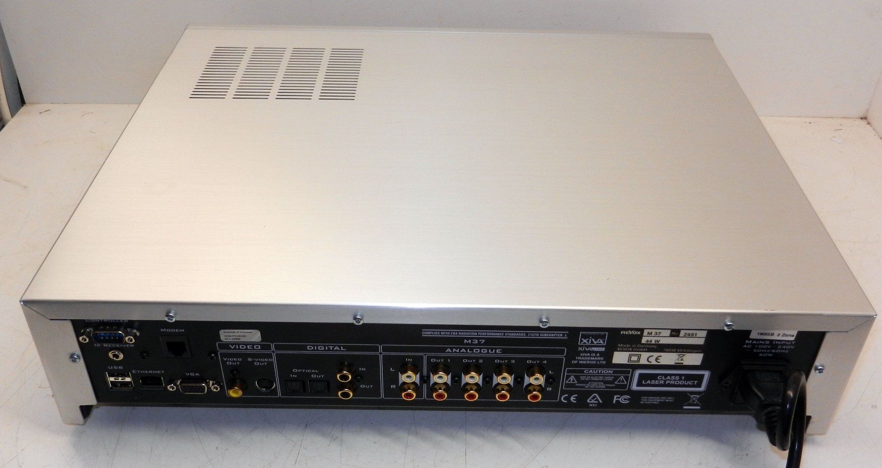 Revox Sistemi audio & multimediali: Revox M37 MK II Audioserver – Usato da Männedorf venduto da livesteam 9
