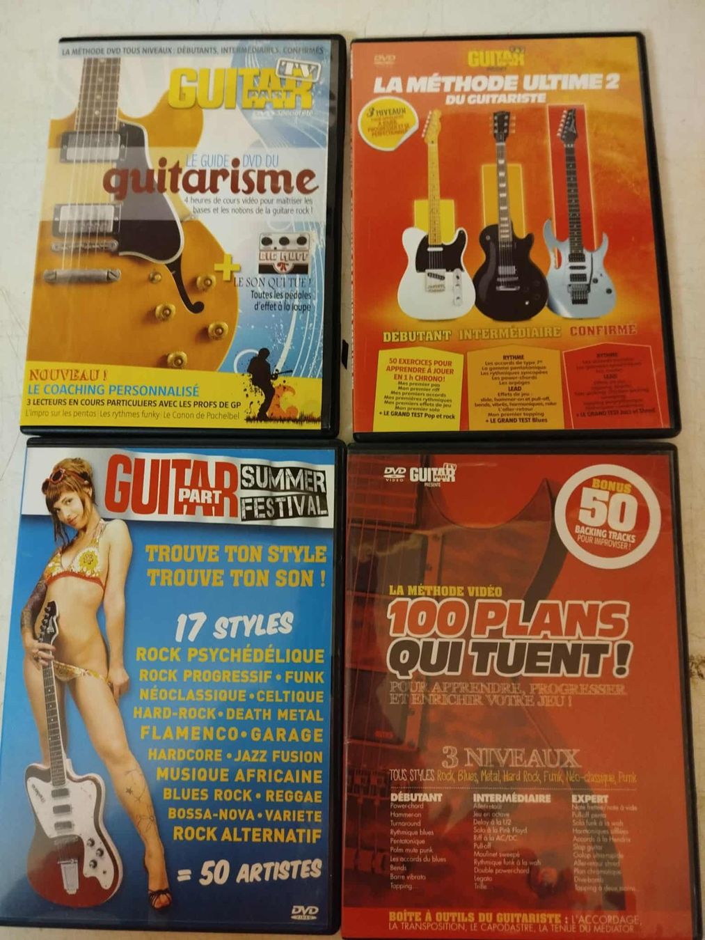 Tutti i DVDs: Dvd  pour apprendre la guitare – Usato da La Chaux-de-Fonds venduto da Emmaus2300CDF 8