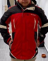 Columbia Skijacke (2-Teiler) Grösse M (rot/schwarz/weiss)