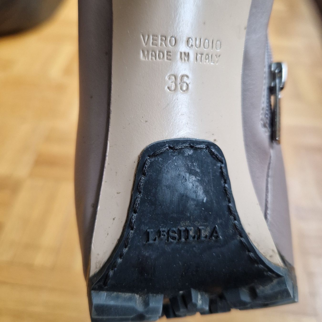Damenschuhe: Bottines cuir Le Silla taupe 36 – Gebraucht aus Onex von AF. 2