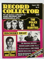 Record Collector Aug 1985 No 72 Police Bryan Ferry Motown 