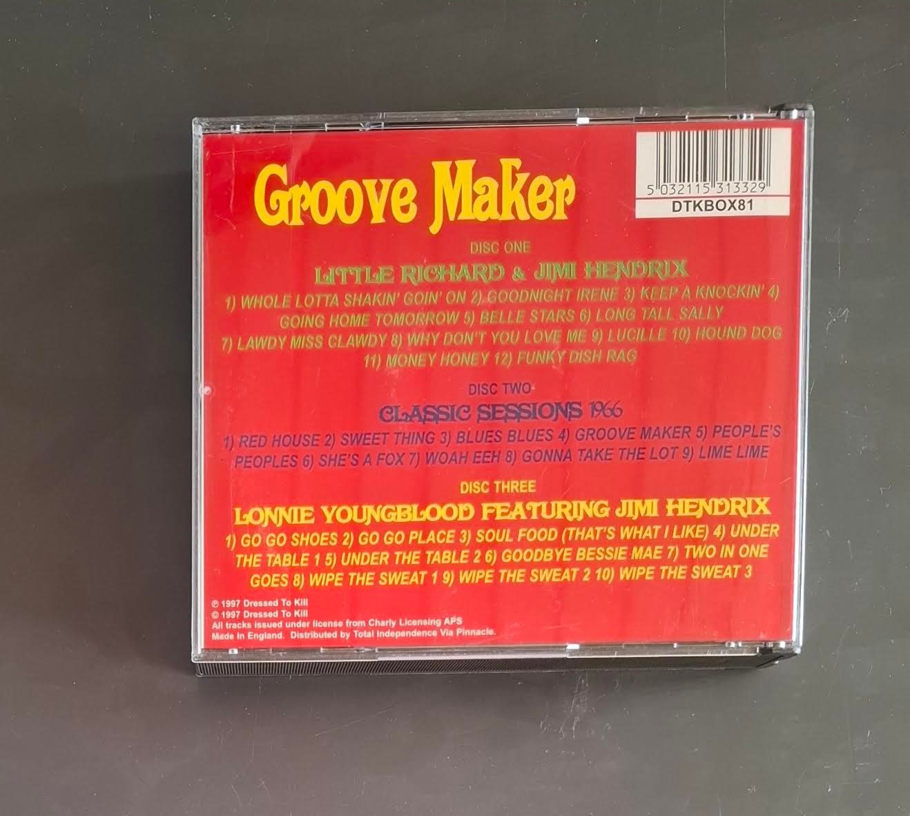 CDs: Jimi Hendrix: Groove Maker (3 CD Box) Session 1966 – Gebraucht aus Bischofszell von icubus69 3