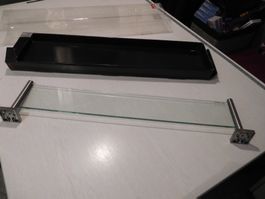 spirella Glas Edelstahl Tablar BAD Ablage 64.5 x 14.5cm