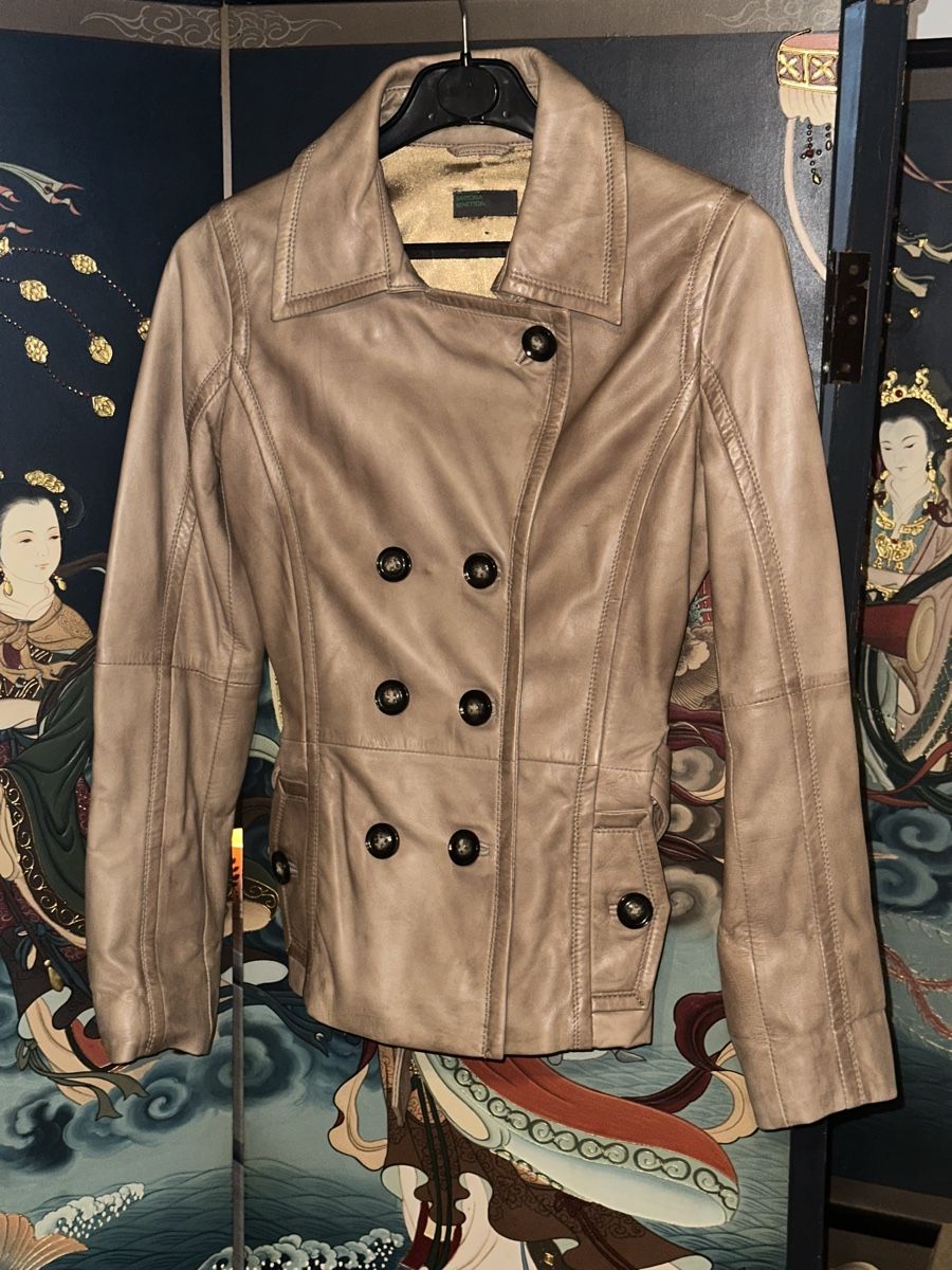 Benetton Giacche: Sartorio Benetton Damen Lederjacke – Usato da Schlieren venduto da James1010 5