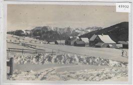 Wildhaus mit den Vorarlbergen im Winter