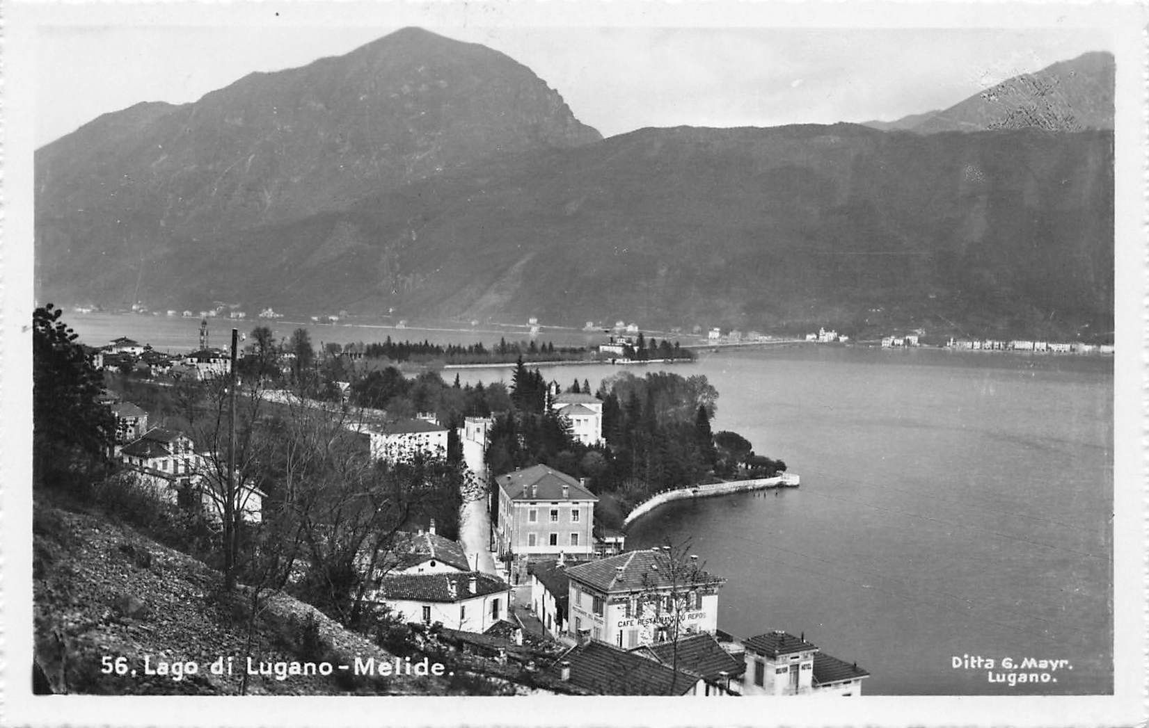 Ansichtskarten: Melide Lugano – Gebraucht aus Biasca von Blenio71