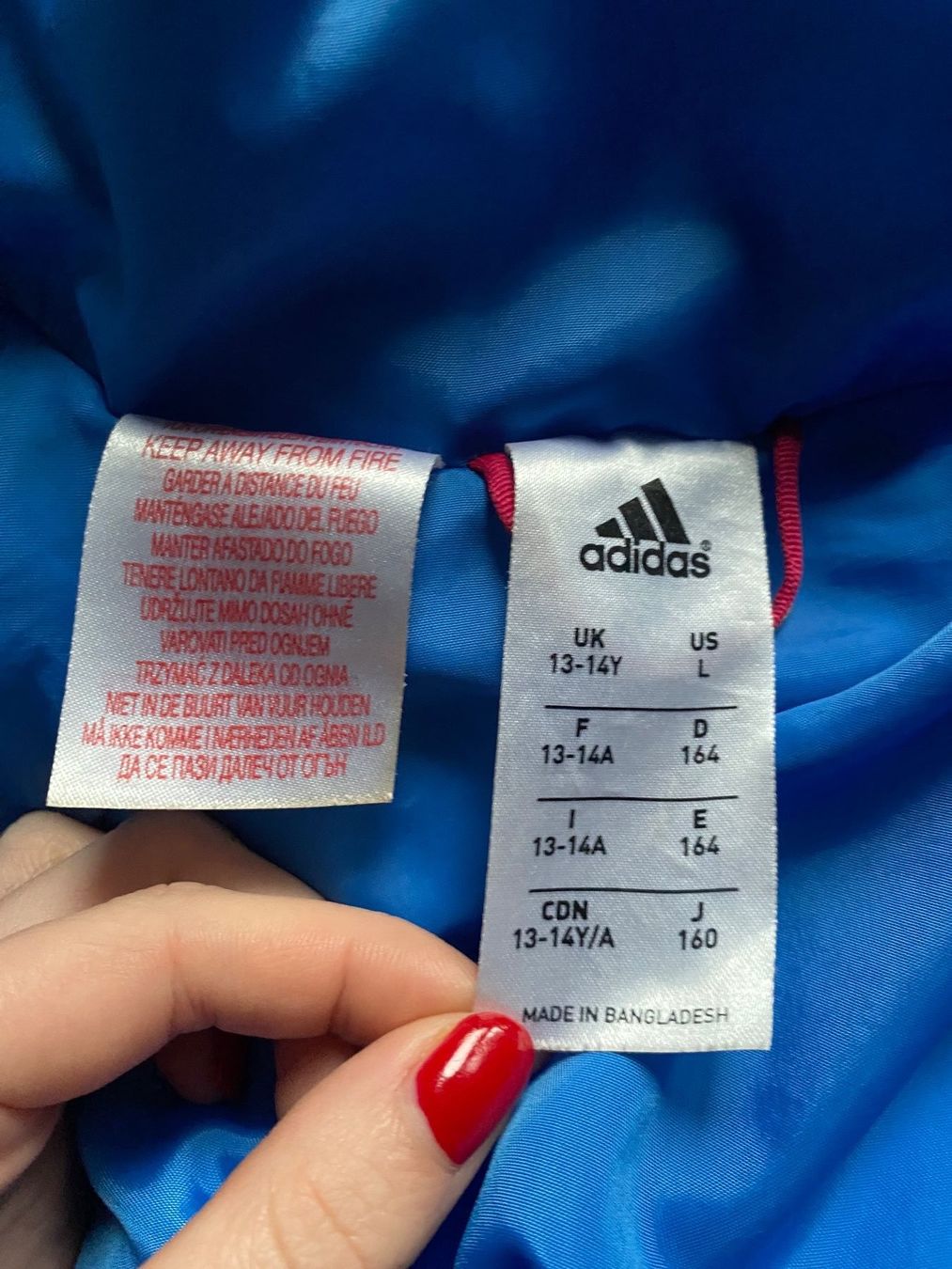 Adidas Vestes & Manteaux: Adidas Winterjacke Kinder violett – D'occasion à Altendorf par Jeshy15 2
