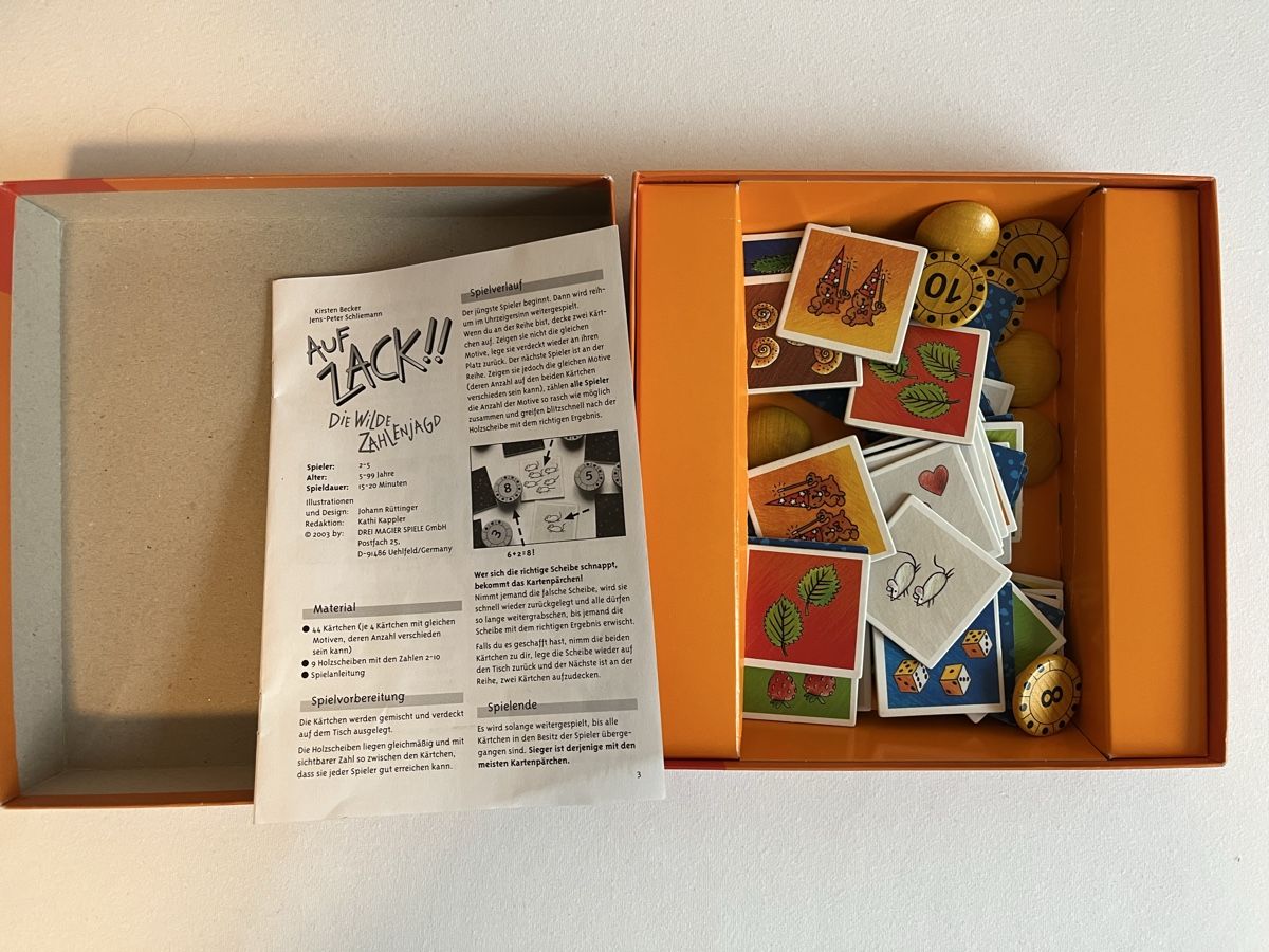 Giochi: Spiel Auf Zack! Ab 5J – Usato da Stäfa venduto da Exclusive0 2