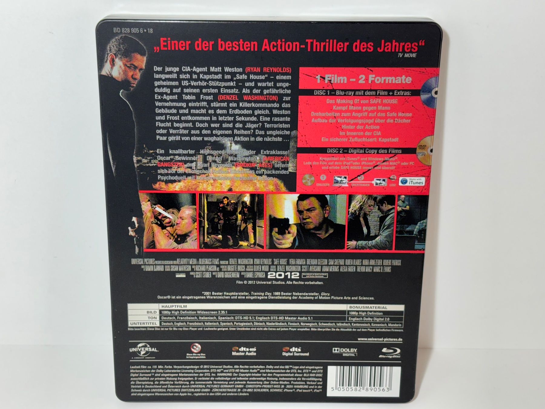 Tutti i DVDs: Safe House Blu Ray Steelbook – Usato da Wilderswil venduto da Sstriker 1