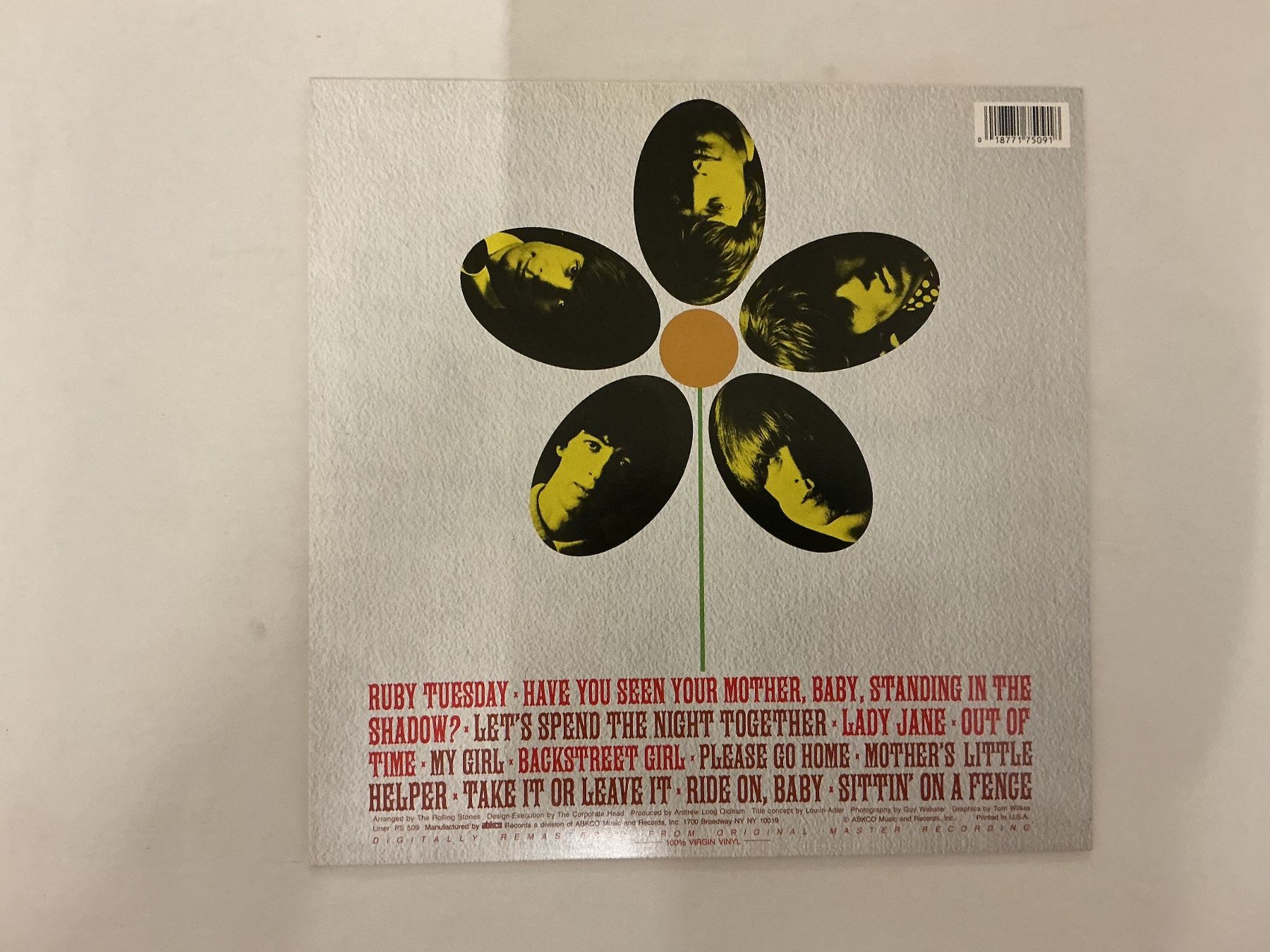 Schallplatten: The Rolling LP - Stones Flowers – Gebraucht aus Winterthur von Tumko_7_Vinyl 1