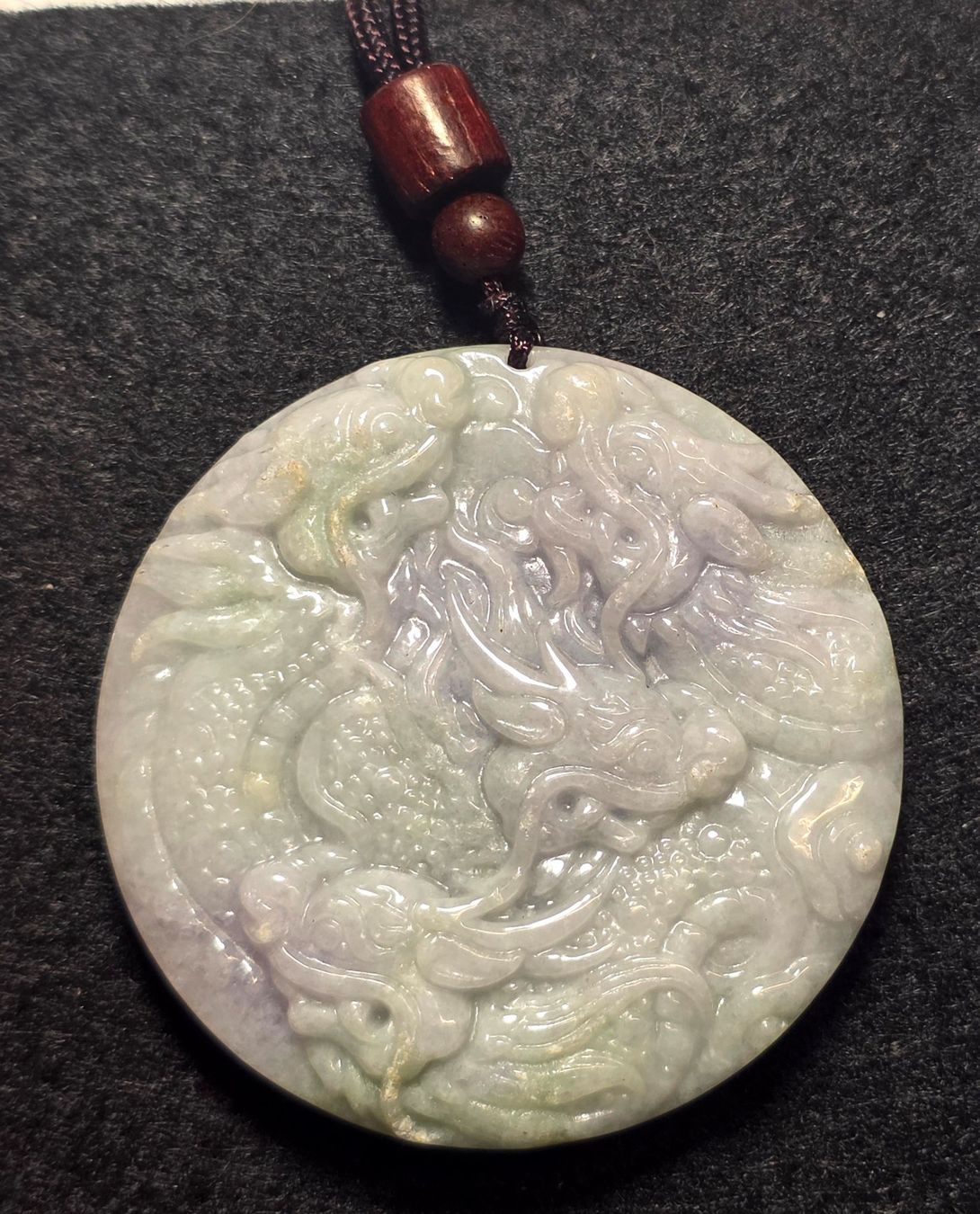 Minerali & Pietre curative: Jadeit Drachenamulett Halskette – Nuovo e nell'imballaggio originale da Matzingen venduto da Shay_Crystalz 1