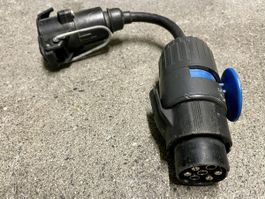 Anhänger Adapter Stecker 13 pin 7polig Konverter Abschlepp