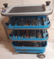 Chariot d’atelier Hazet Assistent vintage avec outils