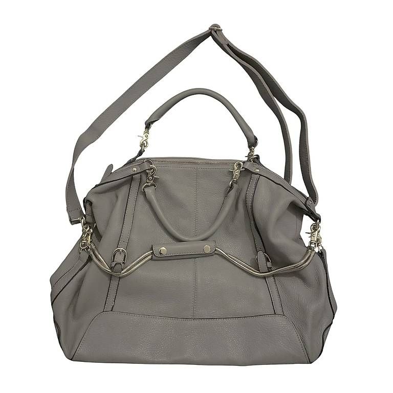 Taschen für Damen: grey leather handbag vvselect – Gebraucht aus Zürich von deflipper 1