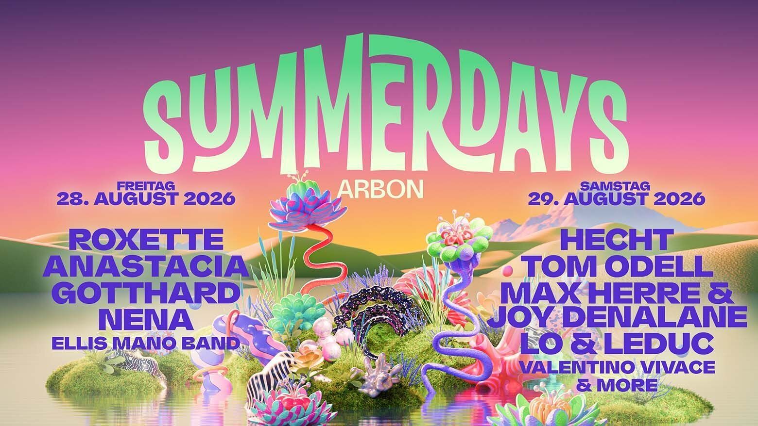 Tickets: 2x 2-Tagespass Summerdays Arbon – Neu (gemäss Beschreibung) aus St. Gallen von schewi76