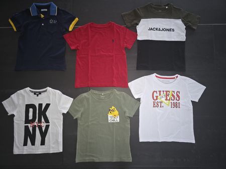Sommer T-Shirt Set, Grösse 110, Top Zustand, 6 Stück☀️
