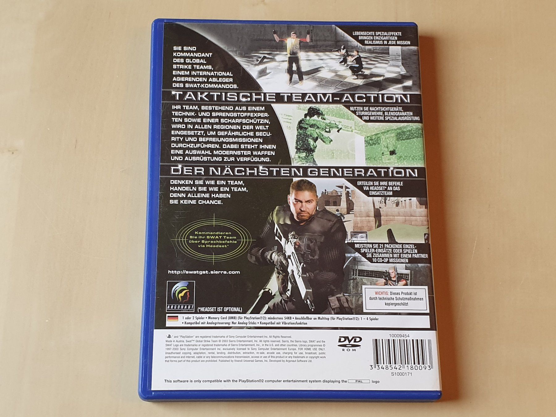Sony Giochi: SWAT – Usato da Stansstad venduto da collectorsshop 1