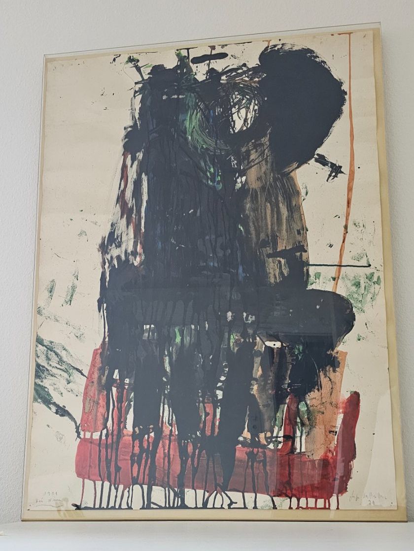 Gemälde: Josep Vallribera 1991 Mischtechnik Tempera/Tusche – Gebraucht aus Pfäffikon ZH von eric0113 1