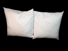 2er Set Feder-Kissen