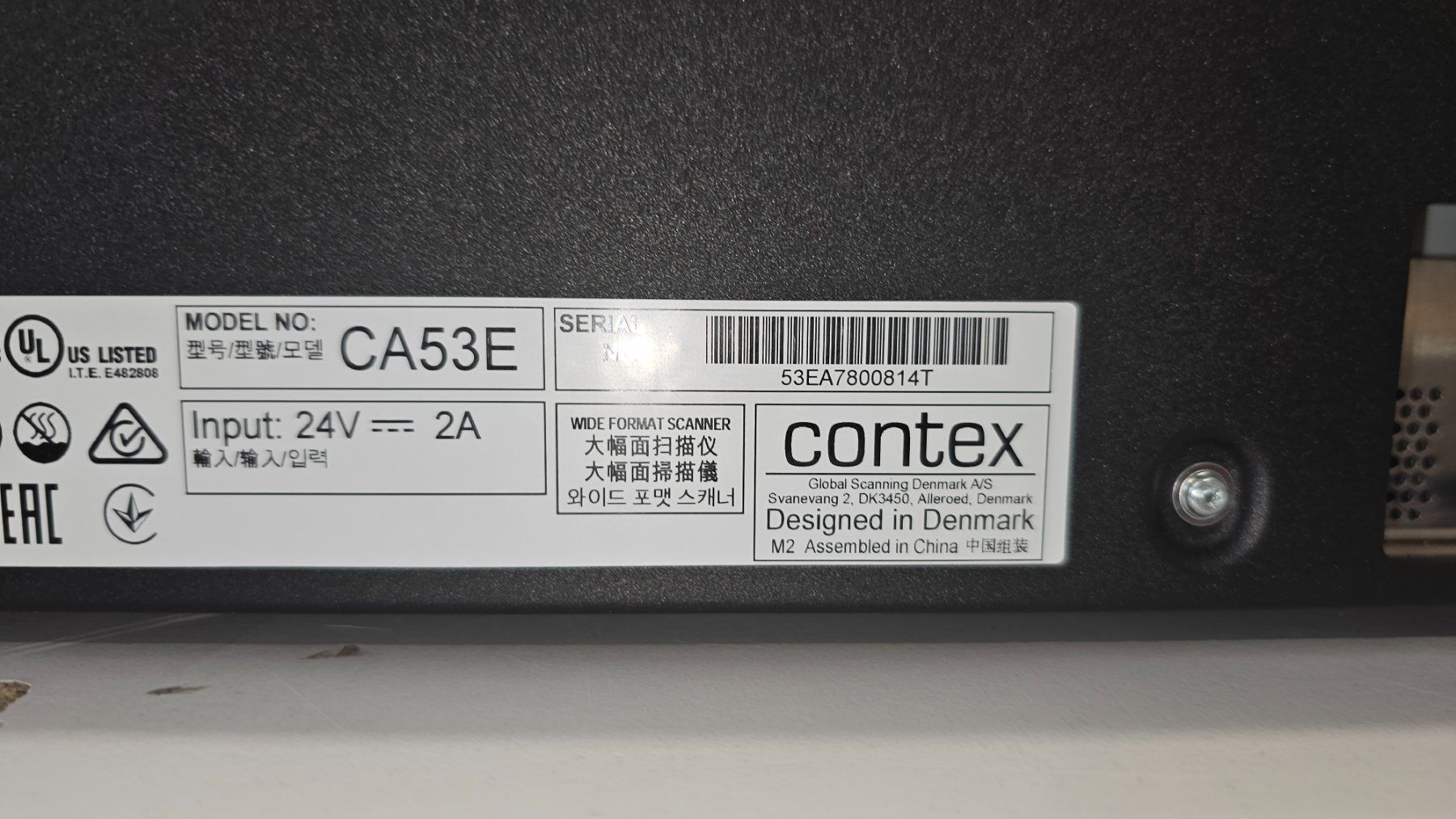 Scanner: Contex IQ Flex Scanner CA53E DEFEKT – Difettoso da Niederdorf venduto da LeptonAG 2