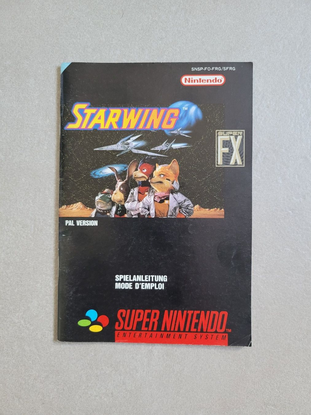 Giochi: Spielanleitung Starwing (SNES) – Usato da Uezwil venduto da -Retrogames-