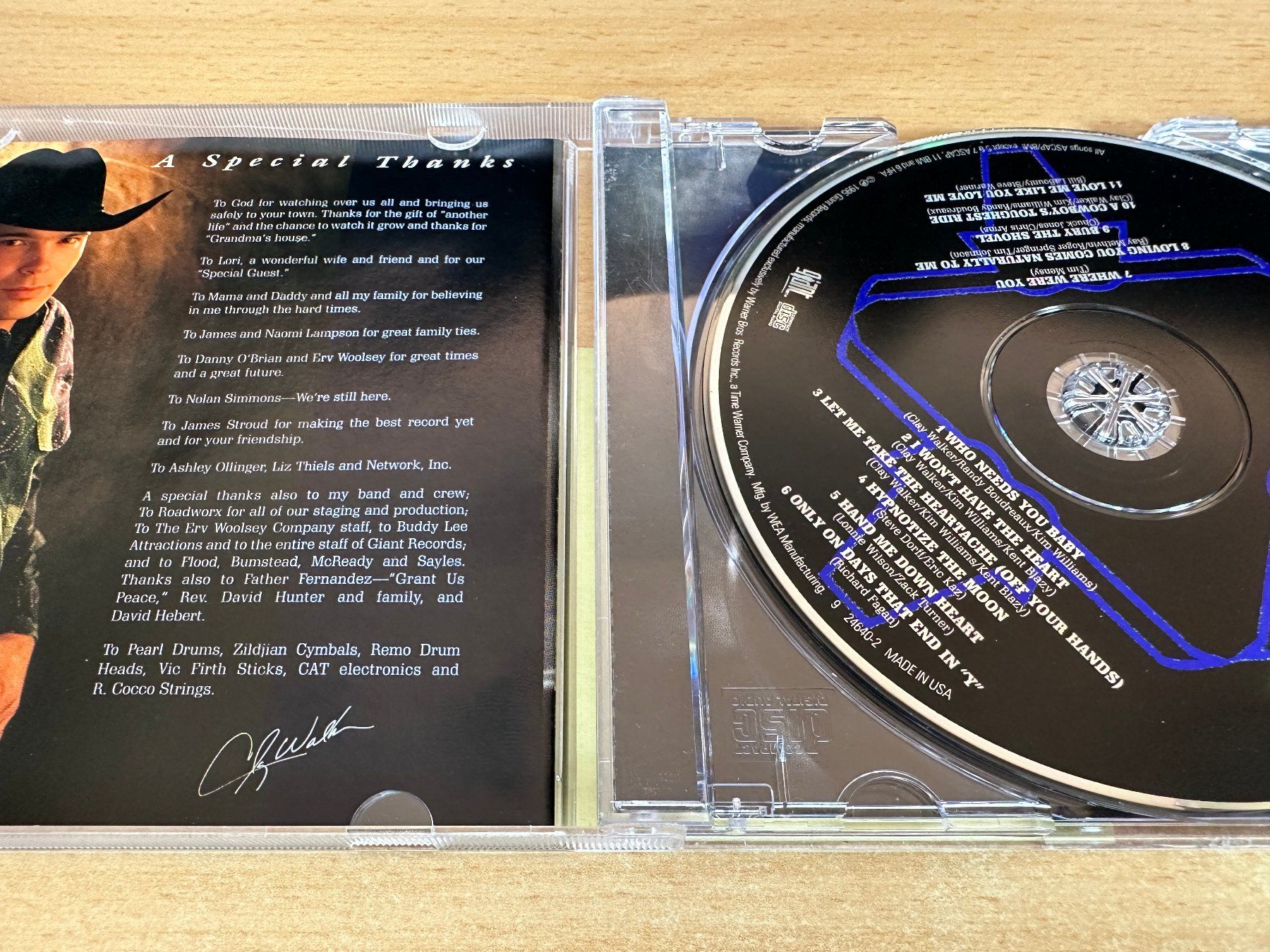 CD: Clay Walker – Hypnotize The Moon – Usato da Rikon im Tösstal venduto da Alpenmutz 2
