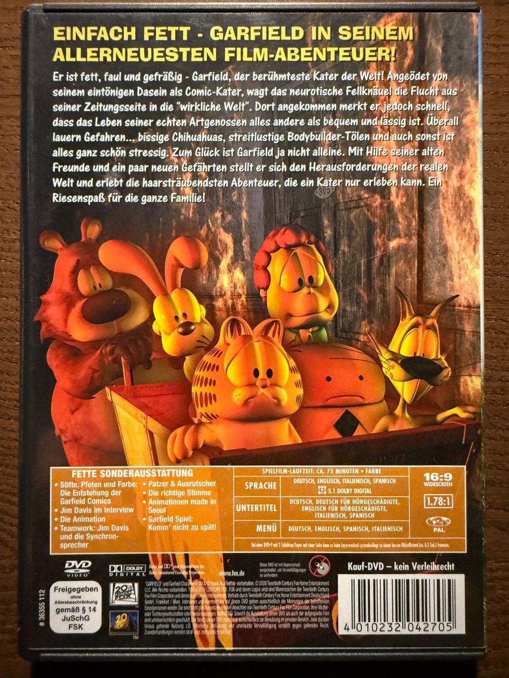 Tutti i DVDs: Garfield - Fett im Leben – Usato da Zürich venduto da FilmFreunde 1