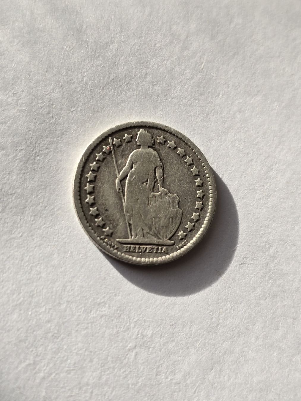 Alle Münzen: 50Rappen 1881 – Gebraucht aus Pfäffikon SZ von 26.4.14.17.25 2