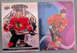 Alex Vlasic RC 2er Set – Blue-Purple Color Flow + Rookie nhl