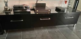 Hochglanz-Sideboard mit Schubladen