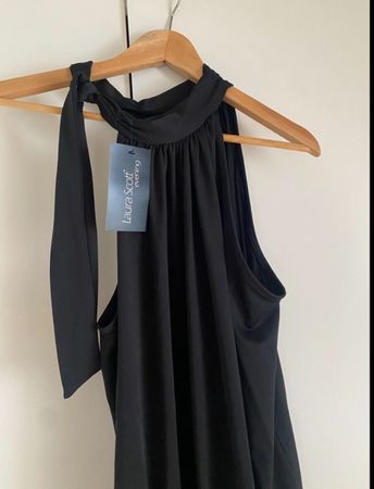 Elegantes Abendkleid Laura Scott Gr. 42 schwarz neuwertig