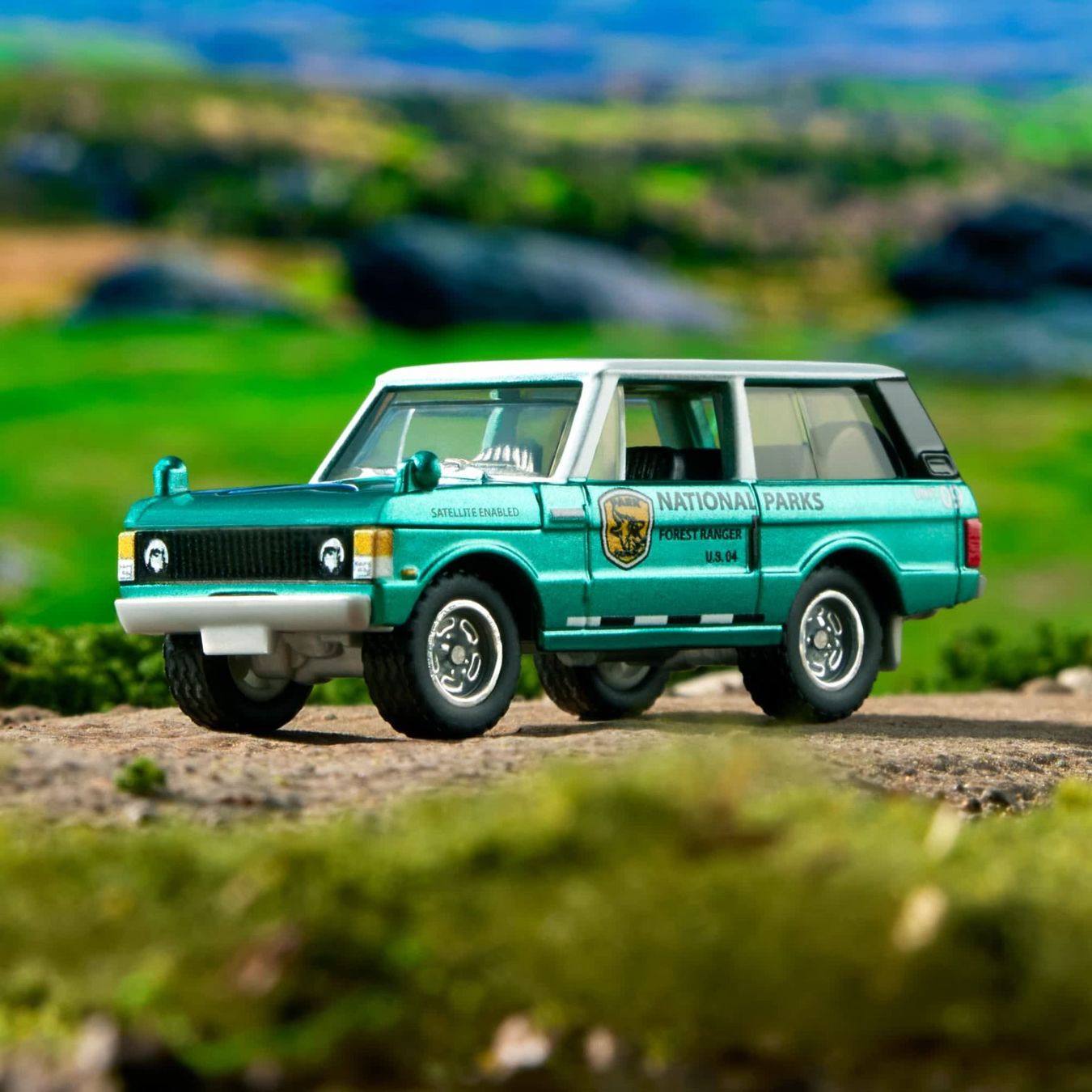 Matchbox Modellini d'auto: Matchbox Collectors 1975 Range Rover im Acrylcase – Nuovo e nell'imballaggio originale da Flawil venduto da HeisseReifen 1