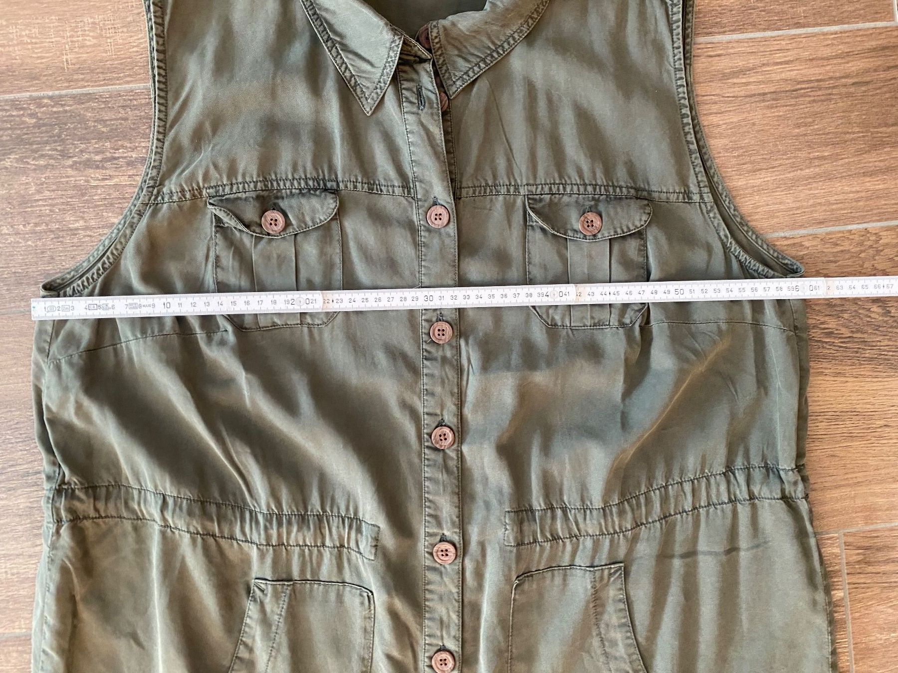 Top: Ulla Popken Weste / Top leicht oliv Gr. 46 / 48 – Nuovo (secondo la descrizione) da Arlesheim venduto da san_w9vr 3