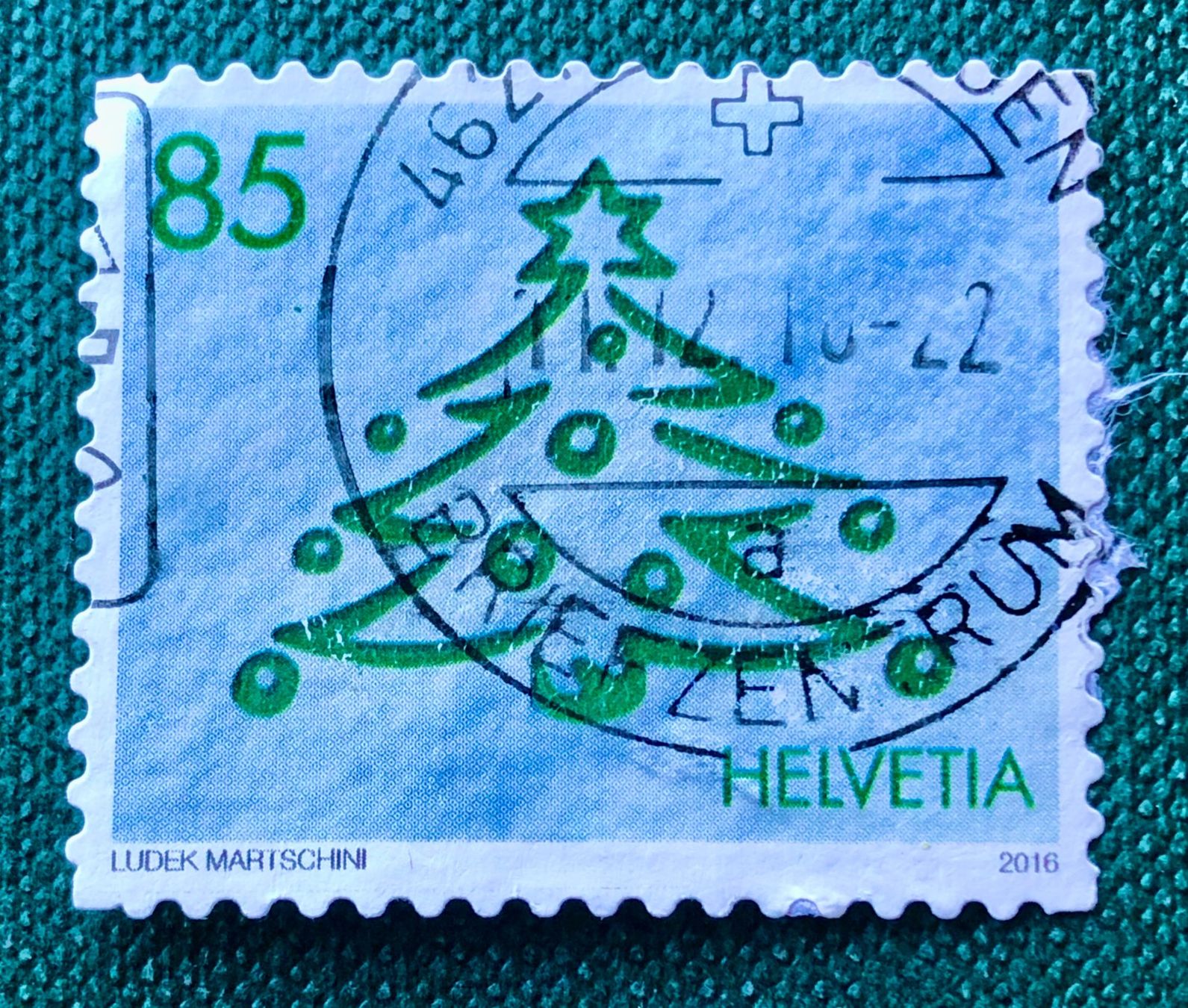 Tutti i francobolli: Nr.1611 Weihnachtsbaum Dauermarken GESTEMPELT 2016    – Usato da Aarau venduto da Billa007