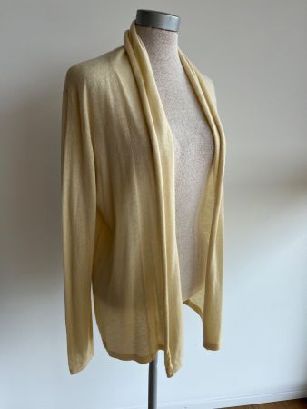 CASHMERE COLLECTION Cardigan hellgelb M, neu, NP: 149.-
