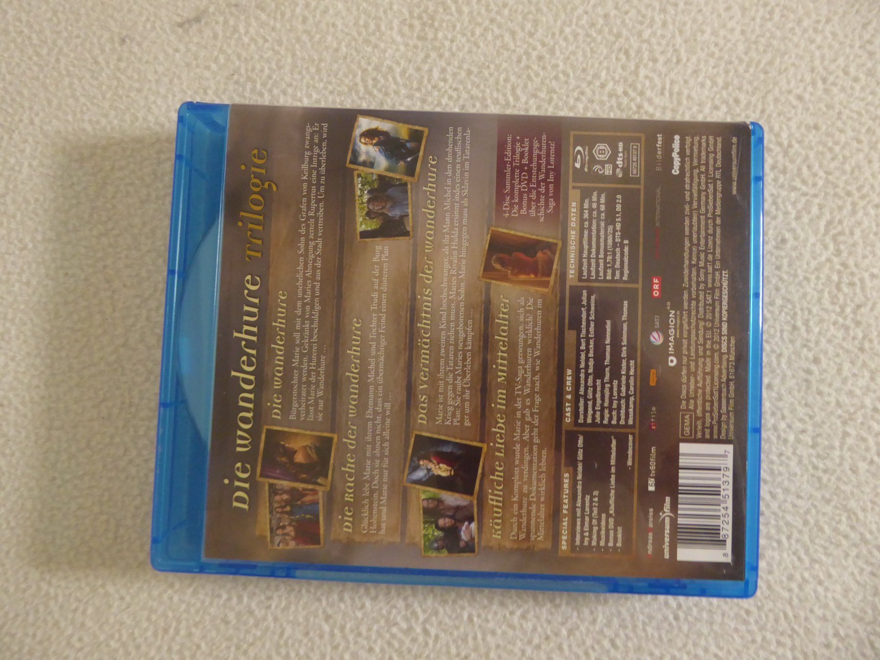 Tutti i DVDs: Blue Ray Die Wanderhure Trilogie ungesehen – Usato da Leuggern venduto da Lord_Hagen 1