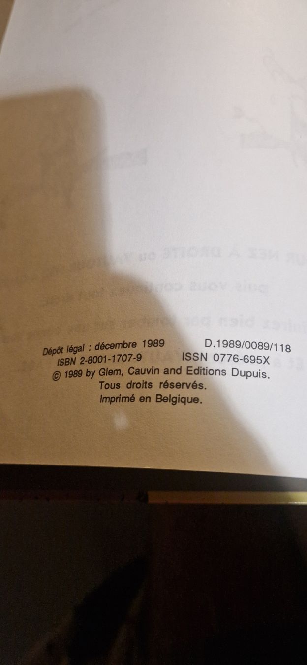 Fumetti: Les Voraces, Giem  Cauvin, Dupuis, édition originale 1989 EO – Usato da Siviriez venduto da Livre1971 2