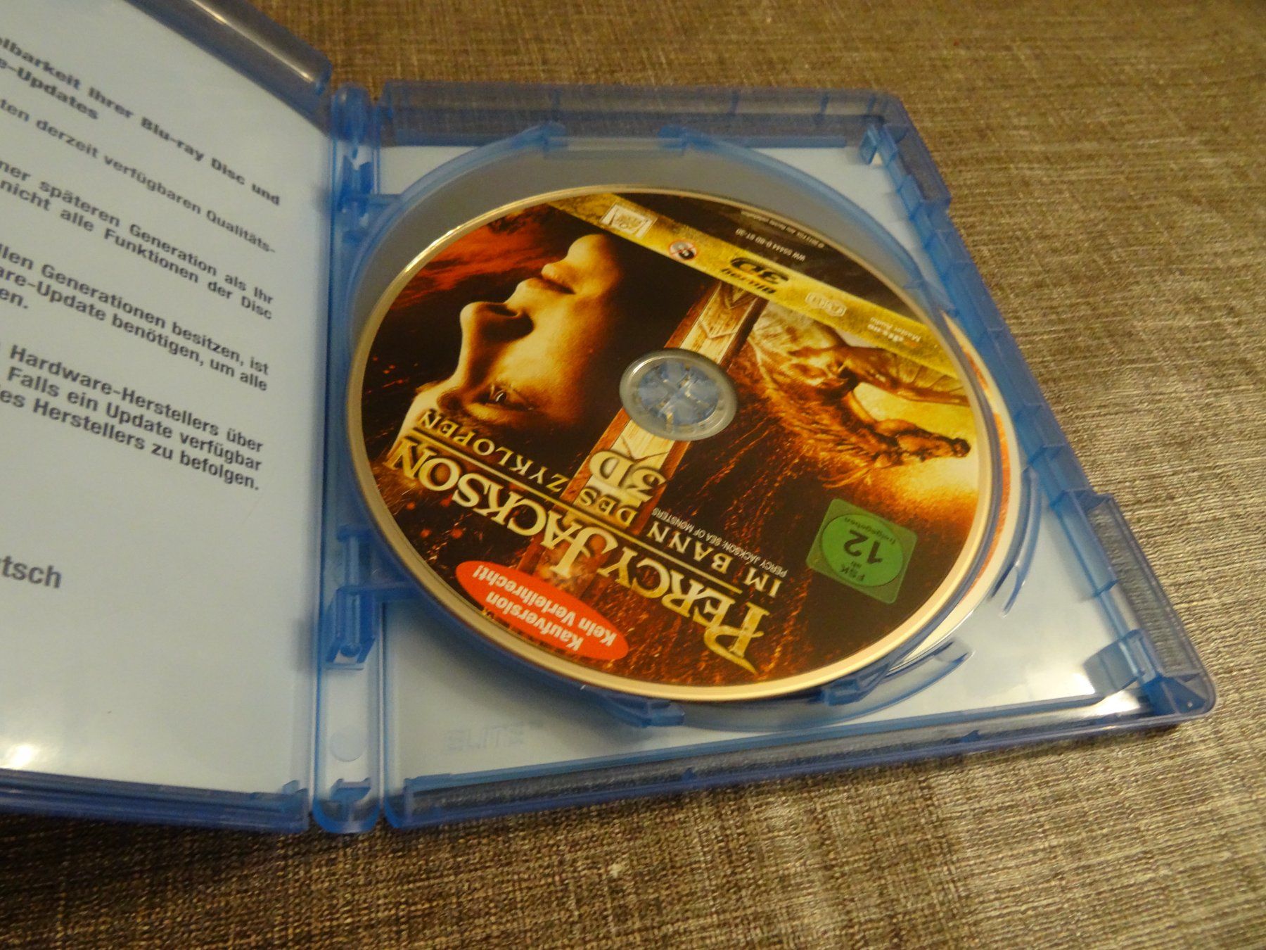 Tous les DVDs: Percy Jackson im Bann des Zyklopen Blu-ray 3D – D'occasion à Olten par Disc-Verkauf 1