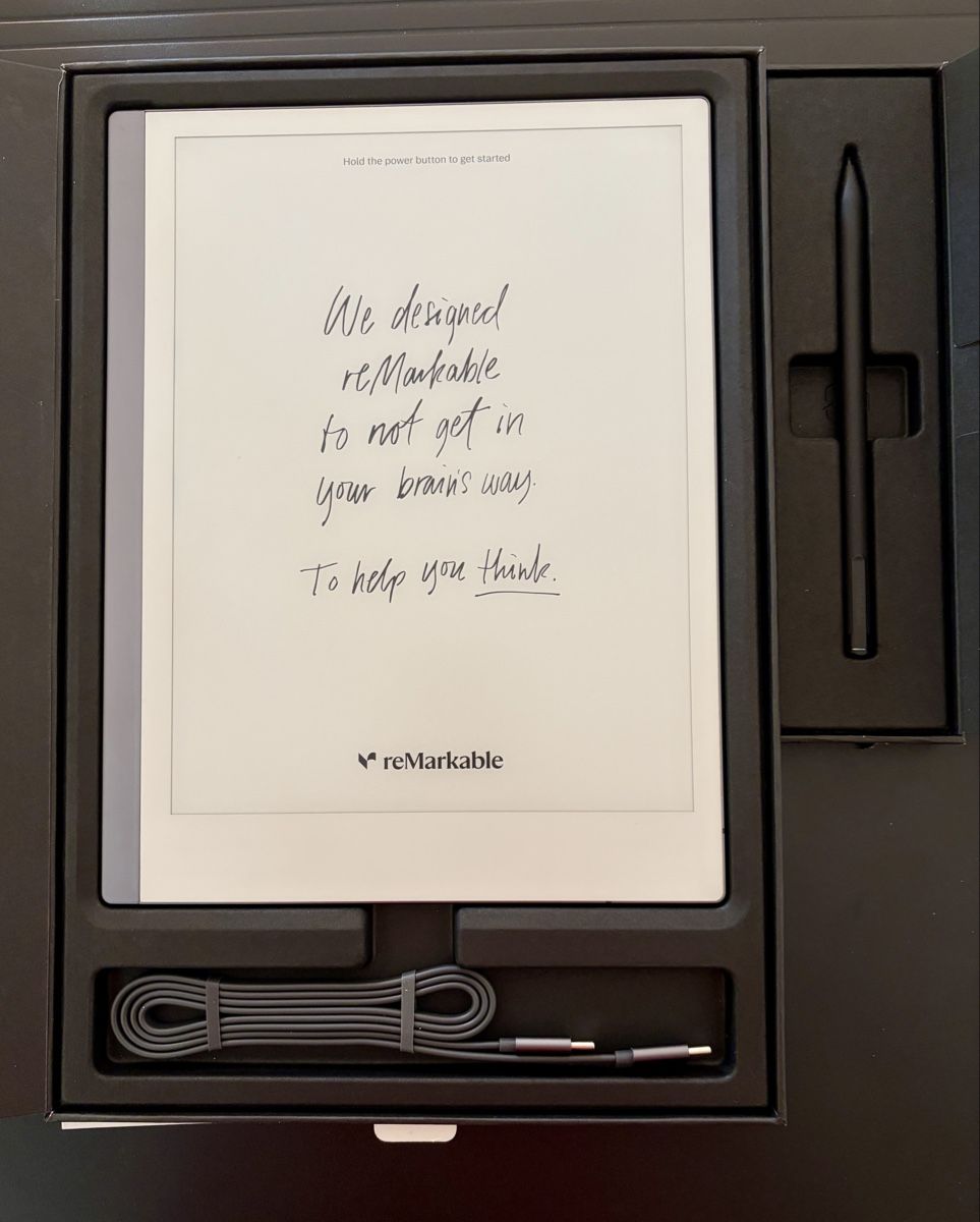 reMarkable Tablet PC: reMarkable 2 - Paper tablet mit Book Folio und Marker Plus – Gebraucht aus Dachsen von bimaxli