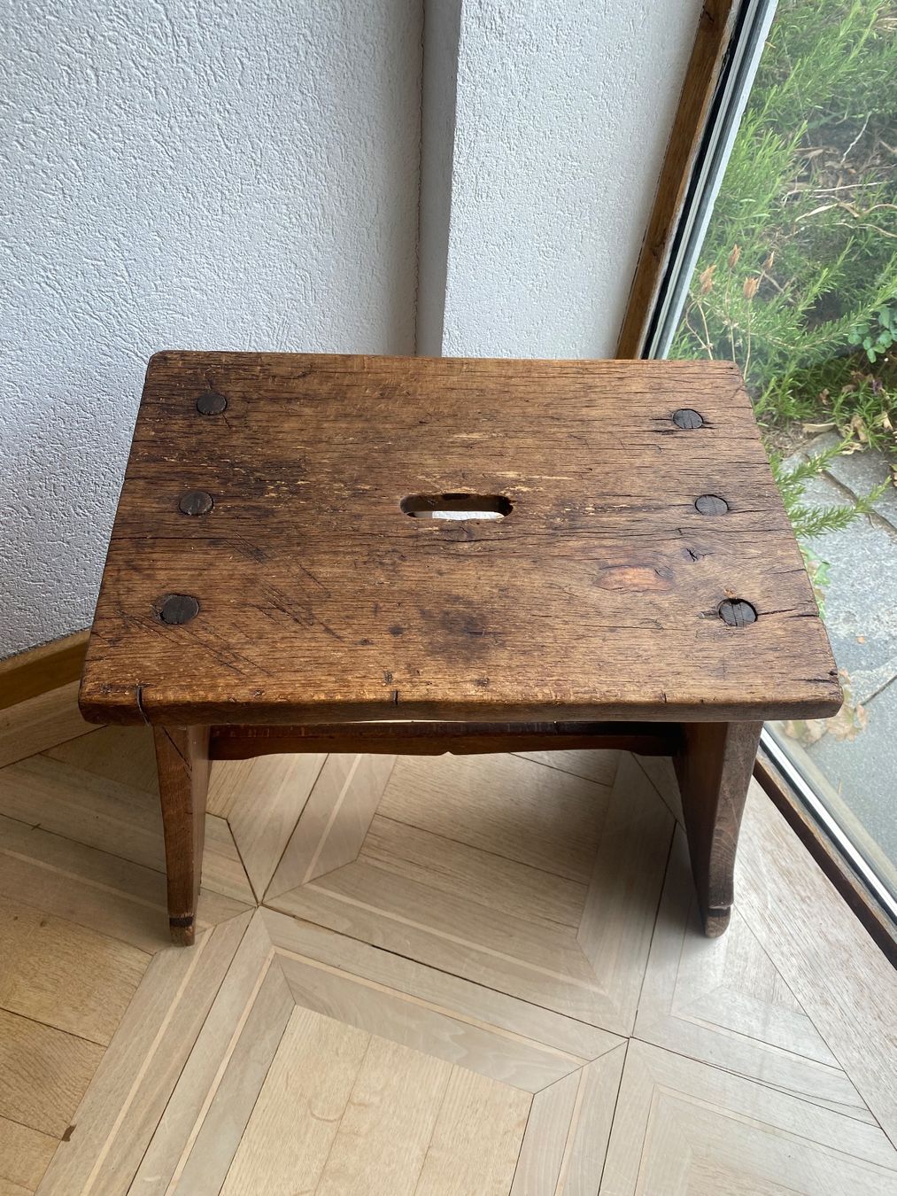 Tabourets: Antiker Holzhocker – D'occasion à Burgdorf par gre_2ftz 1