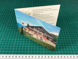 Lenk, Gasthof Bühlberg, Werbe Doppelkarte, Faltkarte, Bern