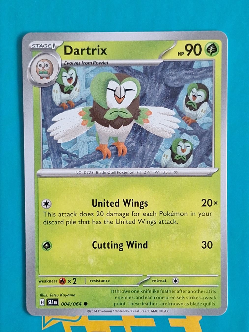 Pokémon Carte collezionabili: Dartrix - Pokemon Shrouded Fable - #6.1 – Usato da Altstätten SG venduto da GGsGameshop